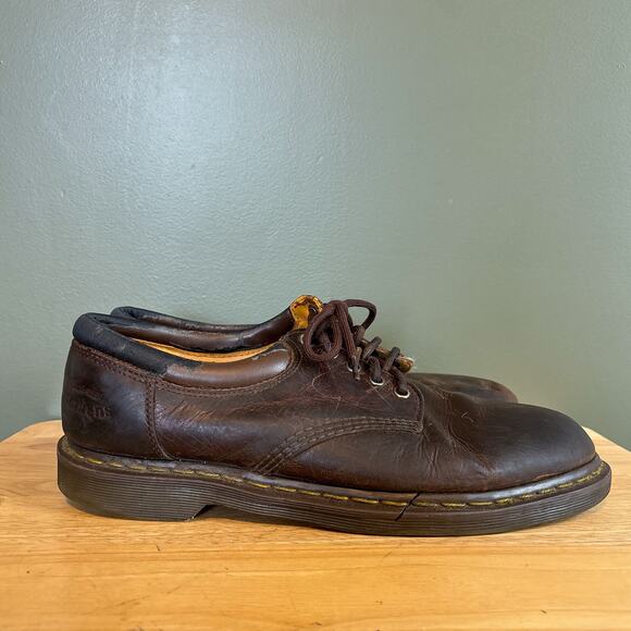 Dr. Martens 11849 Brown Leather Oxford Shoes Size 12 Men's - Picture 2 of 8